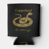Coiled Copperhead Snake Thunder_Cove Blikjeskoeler (Voorkant)