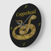 Coiled Copperhead Snake Thunder_Cove Grote Klok (Hoek)