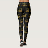 Coiled Copperhead Snake Thunder_Cove Leggings (Achterkant)