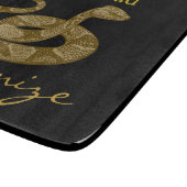 Coiled Copperhead Snake Thunder_Cove Snijplank (Hoek)