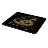 Coiled Copperhead Snake Thunder_Cove Snijplank (Hoek)