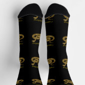 Coiled Copperhead Snake Thunder_Cove Sokken (Top)