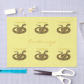 Coiled Copperhead Snake Thunder_Cove Tissuepapier (Craft)