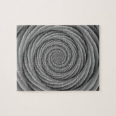 Coiled Kabels in zwarte en witte puzzel (Horizontaal)