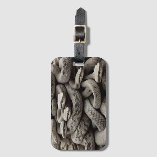 Coiled Serpents Bagagelabel (Voorkant (verticaal))
