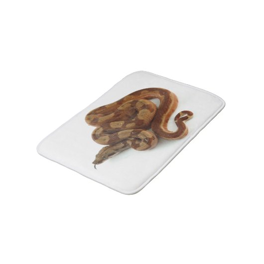 Coiled Yellow Belly Ball Python Badmat (Gekanteld)