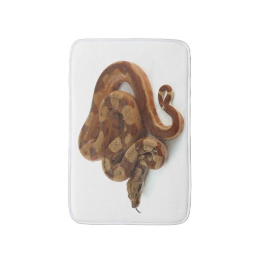 Coiled Yellow Belly Ball Python Badmat (Voorkant Verticaal)