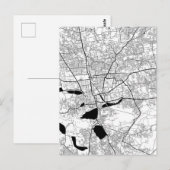 Coimbatore Tamil Nadu Kaart (Voorkant / Achterkant)