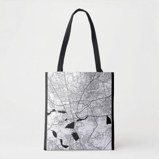 Coimbatore Tamil Nadu Kaart Tote Bag (Voorkant)