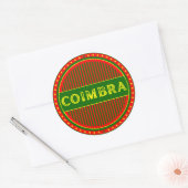 Coimbra City Pride Emblem – Portuguese Identity Ronde Sticker (Envelop)