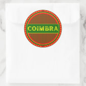 Coimbra City Pride Emblem – Portuguese Identity Ronde Sticker (Tas)