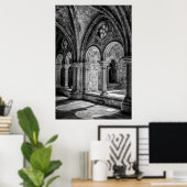 Coimbra Cloisters, Portugal, FINE ART FOTHOGRAPHY Poster (Thuiskantoor)