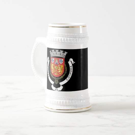 Coimbra Portugal Beer Stein Bierpul (Voorkant links)