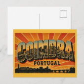 Coimbra Portugal Briefkaart (Voorkant / Achterkant)