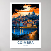 Coimbra Portugal Reisprint Poster (Voorkant)