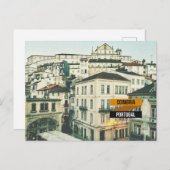 Coimbra, Portugal Travel Briefkaart (Voorkant / Achterkant)