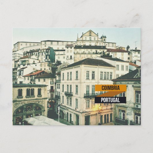 Coimbra, Portugal Travel Briefkaart (Voorkant)