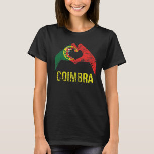 Coimbra Portugal vlag T-shirt