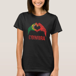 Coimbra Portugal vlag T-shirt