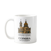 Coimbra Stad van Studenten Mok – Portugal Reis Sou