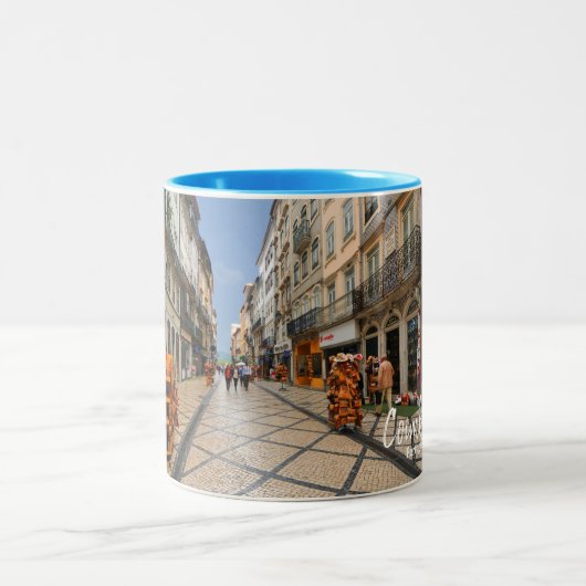 Coimbra- The Real Portugal Tweekleurige Koffiemok (Center)