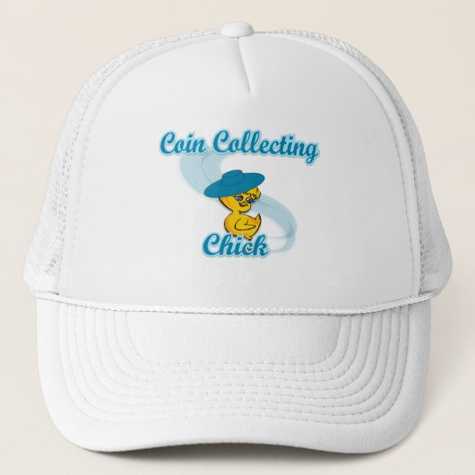 Coin Collect Chick #3 Trucker Pet (Voorkant)
