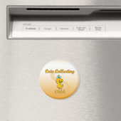 Coin Collecting Chick Magneet (Insitu (Vaatwasser))