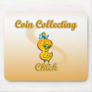 Coin Collecting Chick Muismat