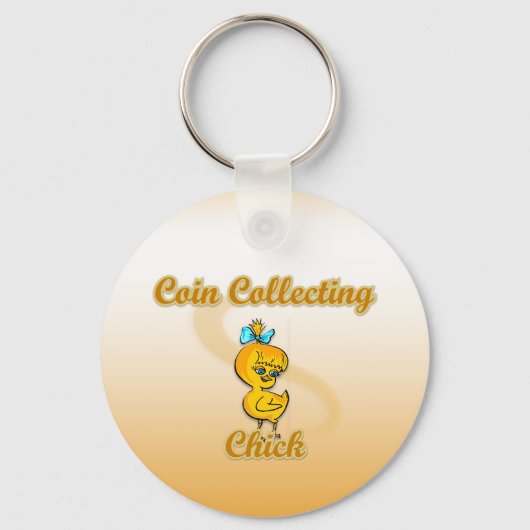Coin Collecting Chick Sleutelhanger (Voorkant)
