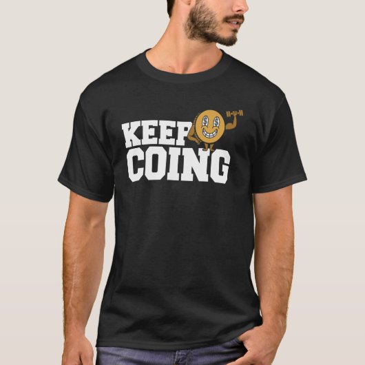 Coin Collector Coin Collecting Numismatics Hob T-shirt (Voorkant)
