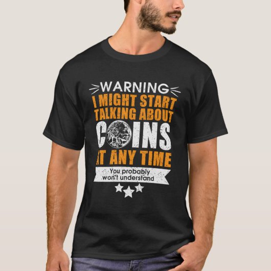 Coin Collector Gift Leuk Metaal Detecteren Coin Co T-shirt (Voorkant)