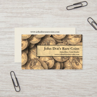 Coin Dealer Business Card Visitekaartje