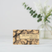 Coin Dealer Business Card Visitekaartje (Staand voorkant)