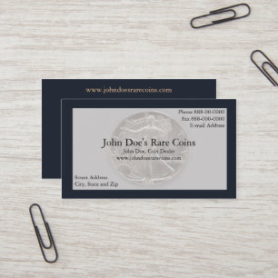Coin Dealer Visitekaartje
