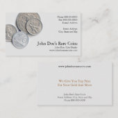 Coin Dealer Visitekaartje (Voorkant / Achterkant)