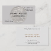 Coin Dealer Visitekaartje (Voorkant / Achterkant)