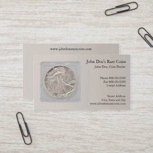 Coin Dealer Visitekaartje