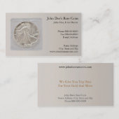 Coin Dealer Visitekaartje (Voorkant / Achterkant)