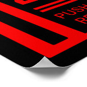 Coin invoegen om Arcade Video Game af te spelen Poster (Hoek)