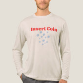 Coin invoegen Tri-Blend shirt (Voorkant volledig)