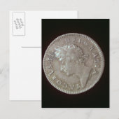 Coin of James II Briefkaart (Voorkant / Achterkant)