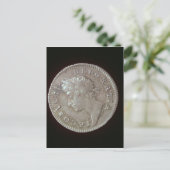 Coin of James II Briefkaart (Staand voorkant)