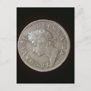 Coin of James II Briefkaart
