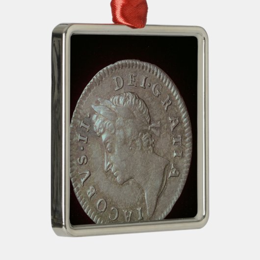 Coin of James II Metalen Ornament (Rechts)