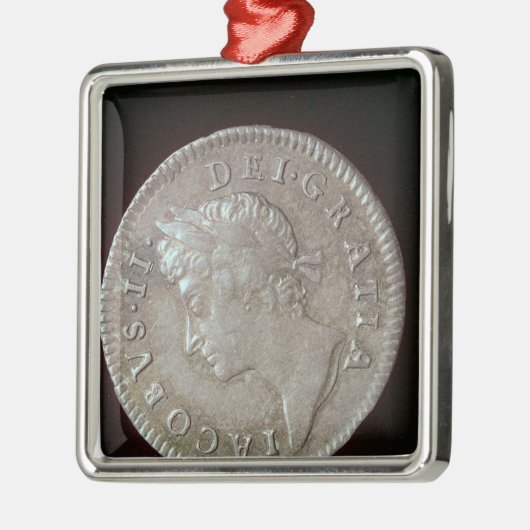 Coin of James II Metalen Ornament (Links)