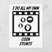 Coin Stunts Briefkaart (Voorkant)