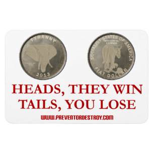 Coin Toss Magneet