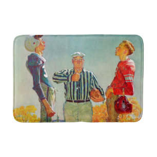 Coin Toss van Norman Rockwell Badmat