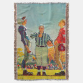 Coin Toss van Norman Rockwell Deken (Voorkant Verticaal)