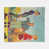 Coin Toss van Norman Rockwell Fleece Deken (Voorkant (Horizontaal))